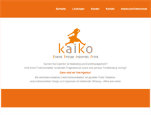 Tablet Screenshot of kai-ko.de